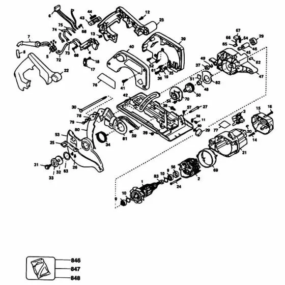 Black & Decker BD365 Spare Parts List Type: 1