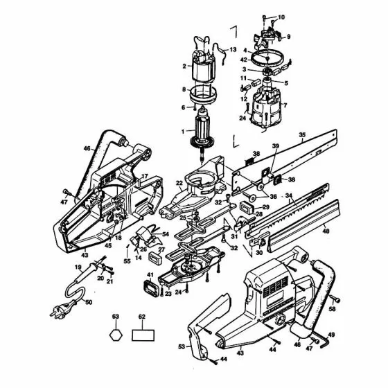 Black & Decker BD385 Spare Parts List Type: 1