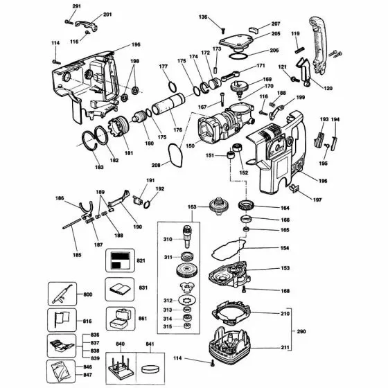 Black & Decker 5099 Spare Parts List Type: 1