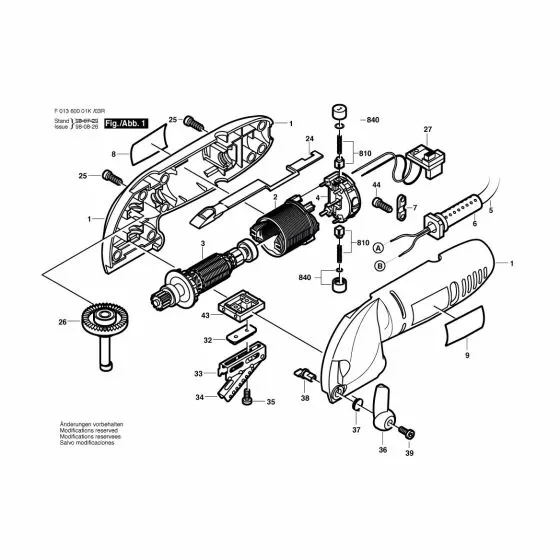 Dremel 6000 Housing Section 2 615 302 090 Spare Part Type: F 013 600 065