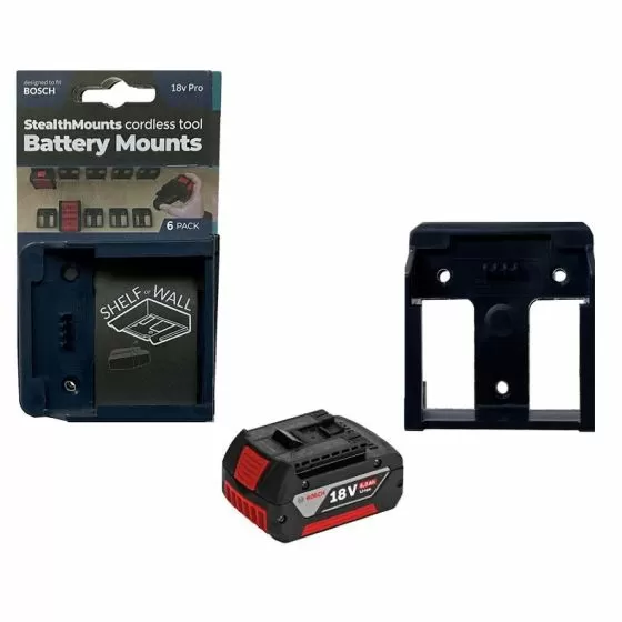 Bosch 18v Battery Mounts (Single)
