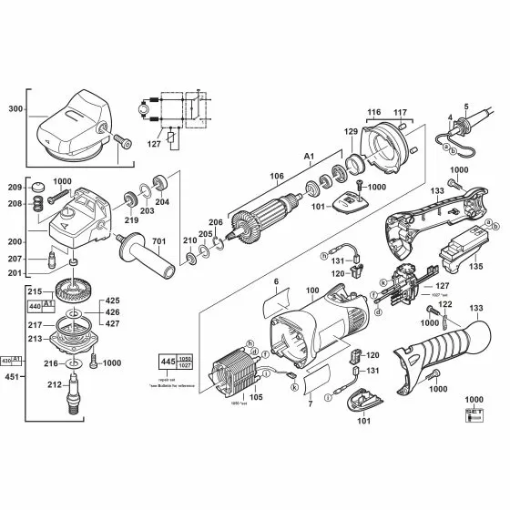 Milwaukee AP 12 E CONNECTION CABLE 4931624669 Spare Part Serial No: 4000432493 Exploded Diagram