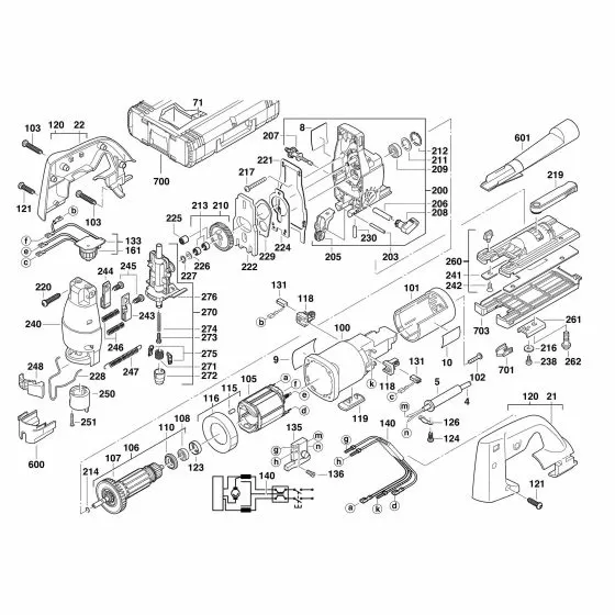 Milwaukee BSPE110X INDEXING SLEEVE 4931381158 Spare Part