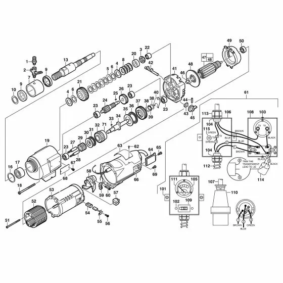 Milwaukee DCM 2-250 C Spare Parts List Type: 4000384849