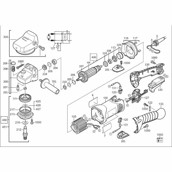 Milwaukee AP 12 E Spare Parts List Type: 4000409565