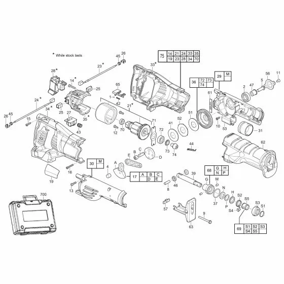 Milwaukee OFSE1000 SCREW 4931274068 Spare Part Exploded Diagram