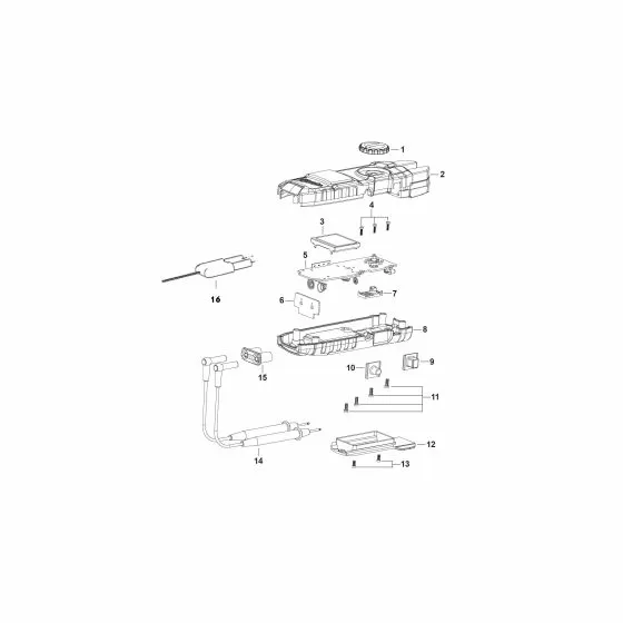Milwaukee 2206-40 ROTARY SWITCH 4931428295 Spare Part
