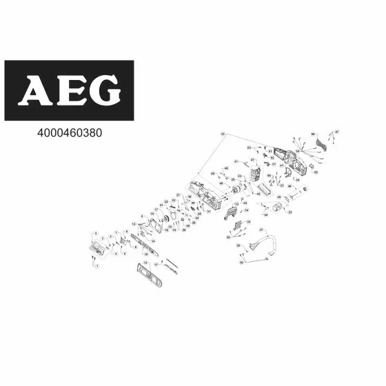AEG ACS50B WRENCH 4931461192 Spare Part Serial No: 4000460380