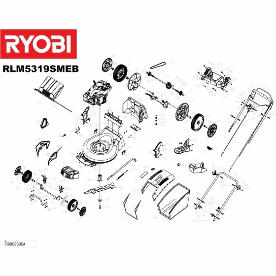 Ryobi RLM5319SMEB CABLE 5131034997 Spare Part Type: 5133001922