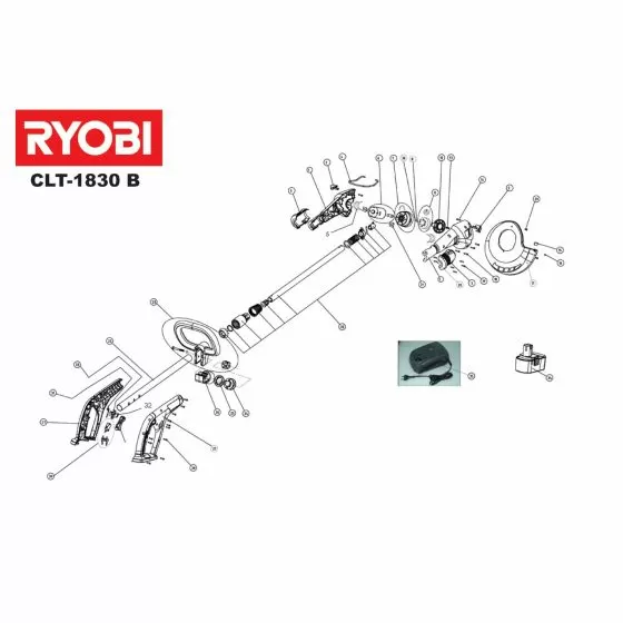 Buy A Ryobi CLT1830B Spare part or Replacement part for Your Line Trimmer and Fix Your Machine Today