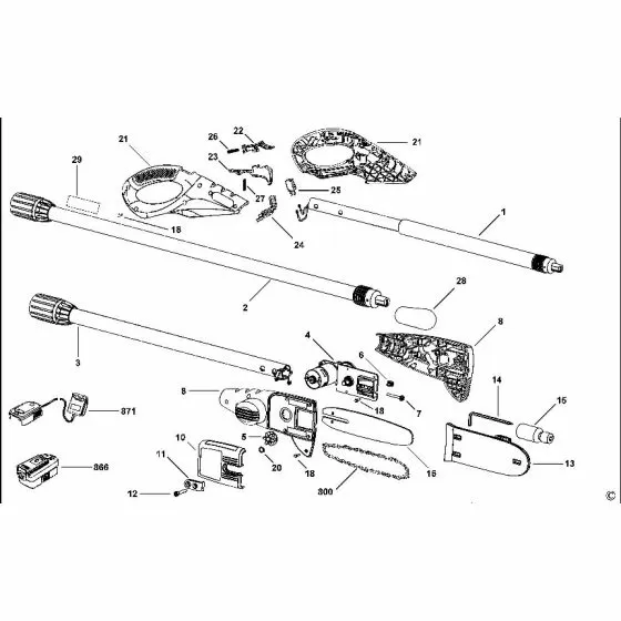 Black & Decker GPC1800 Spare Parts List Type: H1