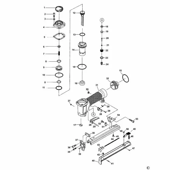 Stanley APC-MPU BRACKET P1115102901 Spare Part Type 1
