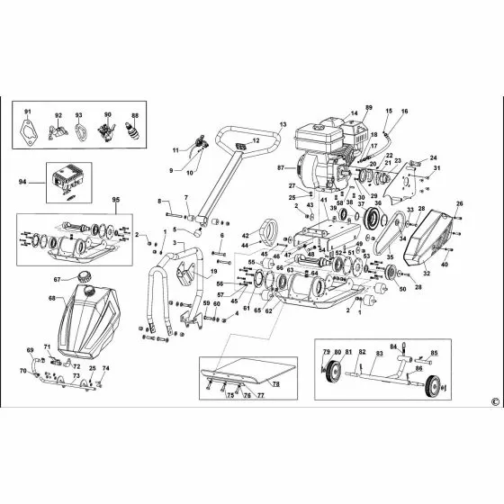 Stanley SGC-11000N Spare Parts List Type 1