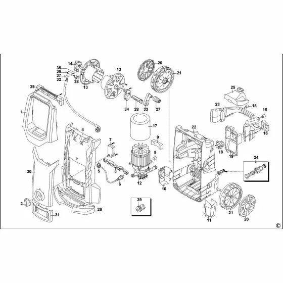 Stanley SW22 Spare Parts List Type 1