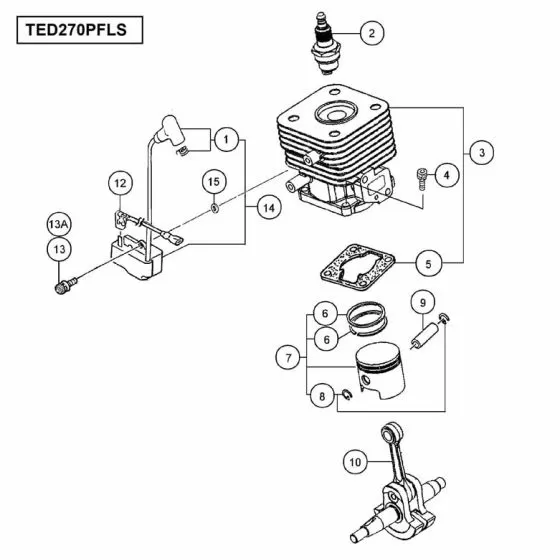 Buy A Tanaka TED270PFLS CARBURETOR PACKING 6684616 Spare Part