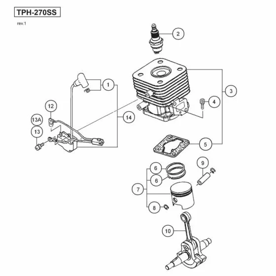 Buy A Tanaka TPH-270SS SPECIAL WASHER B 6684822 Spare Part