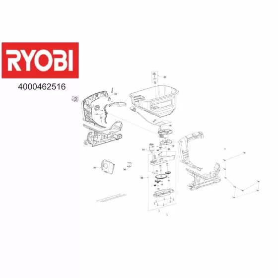 Ryobi OSS1800 ROTARY SLIDER 5131041343 Spare Part Serial No: 4000462516