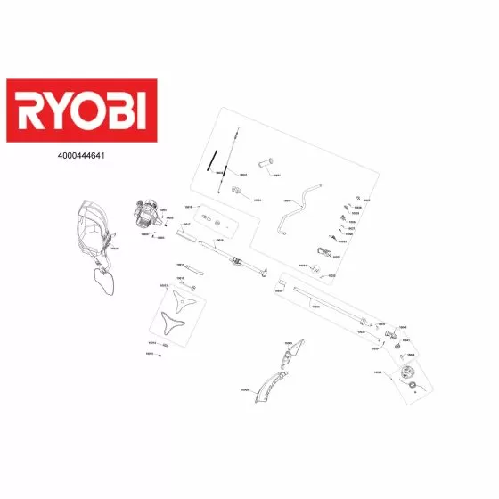 Ryobi RBC254SBSO SCREW PBC254YES Item discontinued Spare Part Type: 513300537 Exploded Parts Diagram