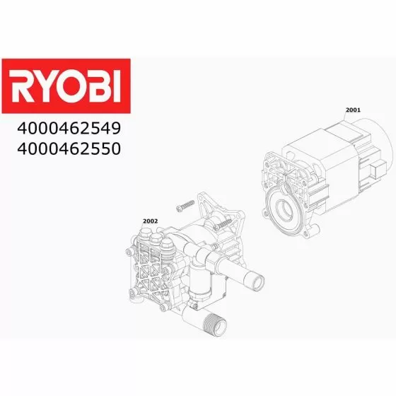 Ryobi RPW150XRB HOUSING 5131041718 Spare Part Serial No: 4000462549